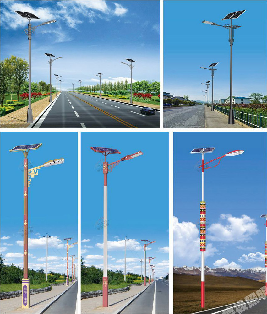 陜西太陽(yáng)能路燈燈桿上的噴漆有哪些作用?